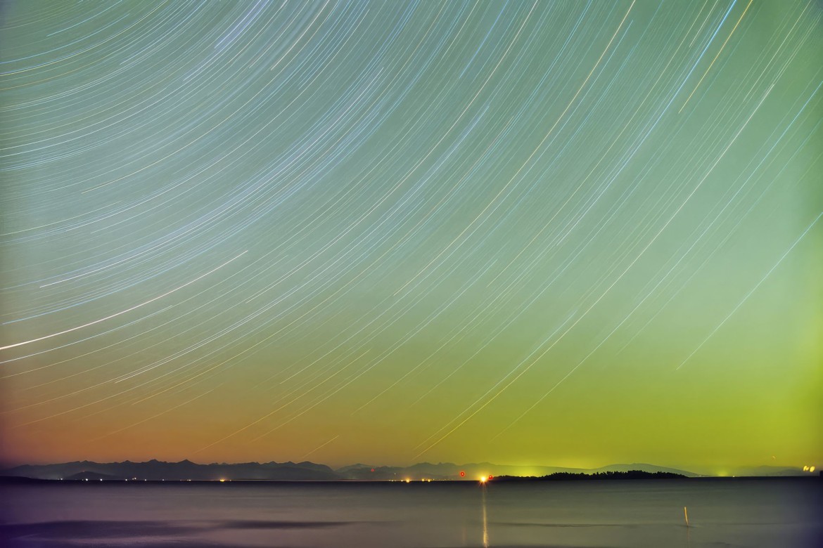 Startrails over Rathtrevor