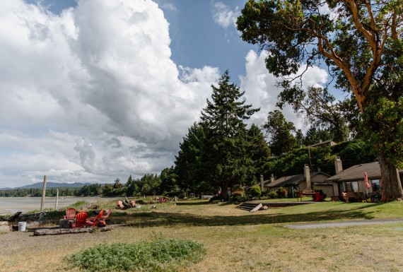 Oceanview townhouses on the ridge with sweeping views of Rathtrevor Beach